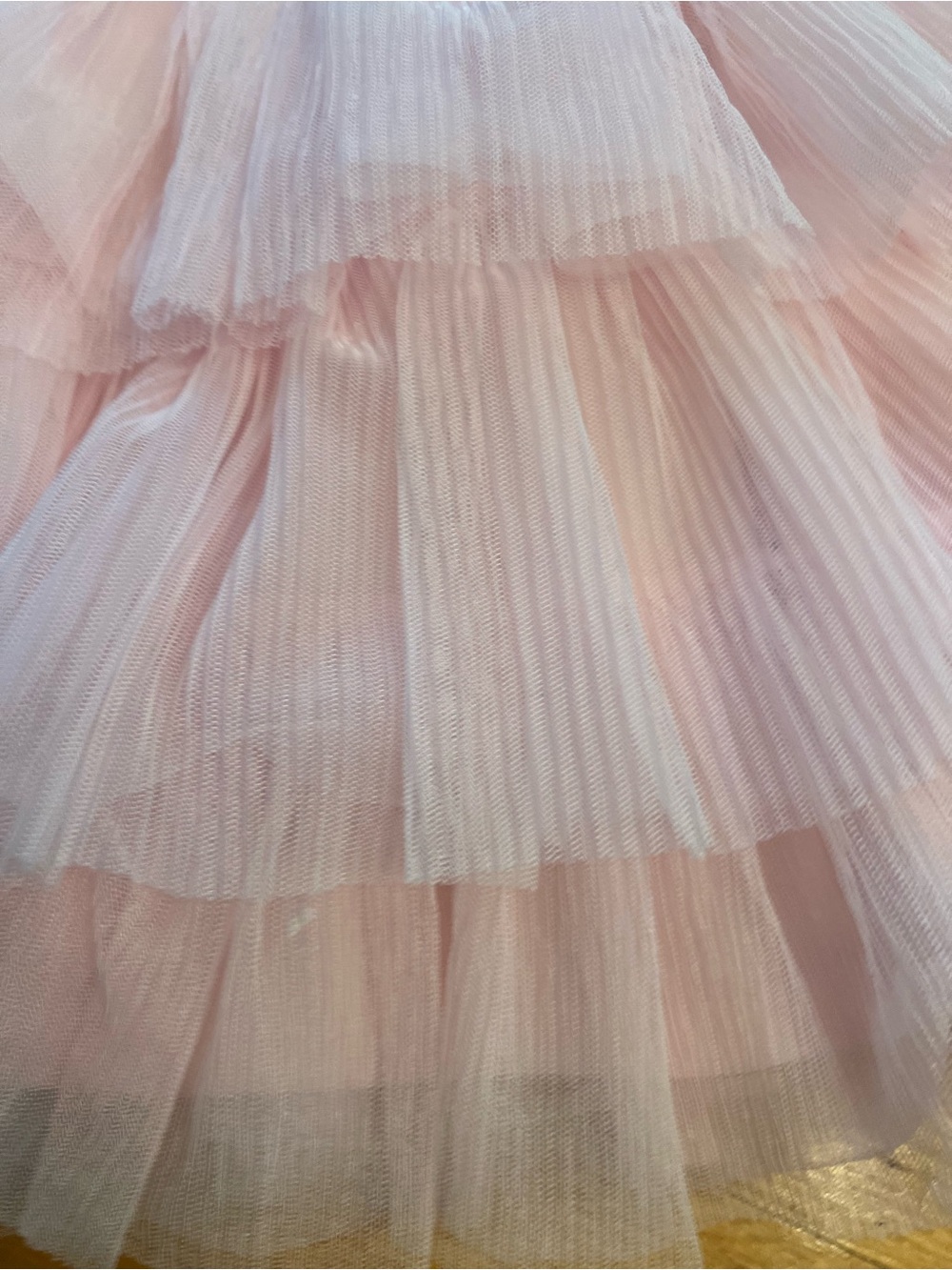 Disney Pink Princess Tulle Dress with Character Print - Picture 3 of 4